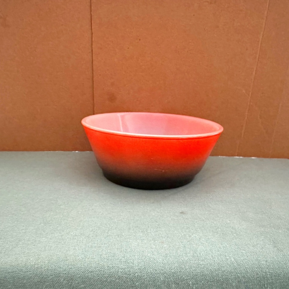 Fire King Orange Cereal Bowl